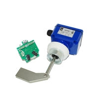 Détecteur de niveau rotatif à palette ILTC0, fixation à bride/filetage, 220V/24V CC pour la détection de poudre et de granulés dans les silos à ciment