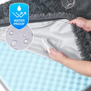 Ngoài Trời Có Thể Gập Lại Mật Độ Cao Chỉnh Hình Bộ Nhớ Bọt Con Chó Sofa Giường Tùy Chỉnh Xách Tay Giường Con Chó Có Thể Tháo Rời Có Thể Giặt Bìa - Product Image 5