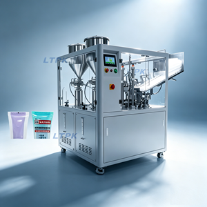 HX-009s Machine automatique de remplissage et de scellage de tubes à double couche par ultrasons, alimentation automatique des tubes, sans tube, sans remplissage, moule personnalisé - Product Image 1