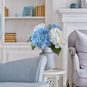 Offre Spéciale – Hortensia Artificiel Effet Naturel, Grande Tête, Vert, en Gros, Hortensia Blanc en Latex, Vente en Gros - Product Image 4