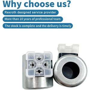 คอยล์โซลินอยด์วาล์ว Rexroth รุ่น R901370939 24V 1.25A สำหรับใช้งานในอุตสาหกรรม - Product Image 2