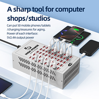 Chargeur USB intelligent multi-ports 30/40/50/80/100, adaptateur hub, alimentation CC intégrée, station de charge pour téléphones portables et tablettes 5V