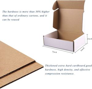 Cajas de Envío de 7 x 5 x 2 Pulgadas Resistentes a Impactos con Etiqueta de Sellado de Alta Calidad. Ideales para Empaquetado de Comercio Electrónico - Product Image 2