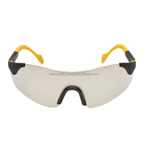 Lunettes de sécurité légères anti-buée sans monture en PC certifiées WELTA CE EN16321, verres anti-rayures, modèle WS46 pour usage personnel - Product Image 1