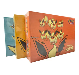 Cartes à collectionner Pokémon, boîte cadeau avancée Eevee, Vaporeon, Jolteon, Flareon, boîte booster, fabriqué au Japon, à partir de 14 ans - Product Image 1