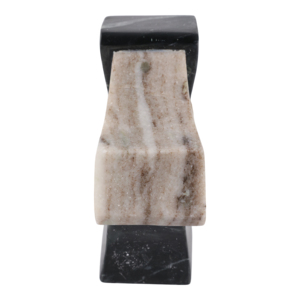 Scultura Moderna in Marmo a Forma di Diamante, Figurina Artistica per Arredamento Casa, Ufficio e Bagno - Product Image 3
