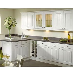 Classe Portes Peintes en Noir Haute Brillance Armoires De <span class=keywords><strong>Cuisine</strong></span> - Product Image 3
