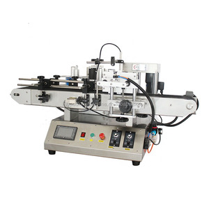 Otomatik çift yan yuvarlak kol tüp etiket uçucu yağ yuvarlak şişe etiketleme kodlama makinesi - Product Image 1