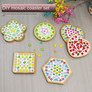 Posavasos de mosaico creativo Kit de material de bricolaje - Product Image 1