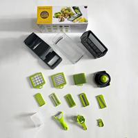 Keukenaccessoires Plastic Groentechopper 16 Sets Uiensnijgereedschap Voor Kerstkalkoen In Blokjes Gesneden Aardappelvruchtsnijder