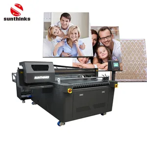 Sunthinks A1 UV Printer Custom Brand Direct To Fabric Digital Textile Printer Single Pass Bottle UV Printing Machine