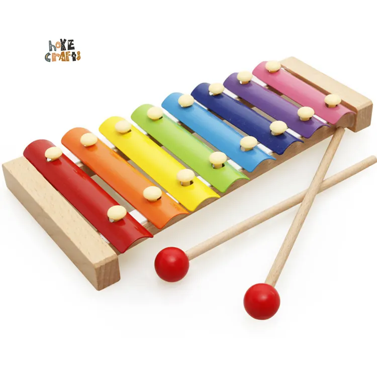 Новое поступление, детский музыкальный инструмент, обучающая игрушка, деревянный 8 тонов, первый музыкальный ксилофон, игрушка