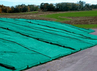 Bâche de protection HDPE pour ensilage 300 g/m² Durée de vie 10 ans
