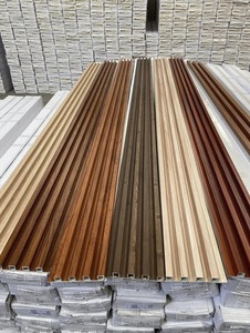 Revêtement mural en WPC à grain naturel pour décoration extérieure de villa, <span class=keywords><strong>bardage</strong></span> bois-plastique résistant aux intempéries, <span class=keywords><strong>prix</strong></span> de gros - Product Image 3