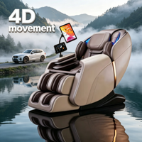 Nuevo Sillón de Masaje L25max con Airbag 3D, Manipulador 4D, Gravedad Cero, Riel SL de 135cm, Masaje Corporal Completo, Compatible con Pedidos al por Mayor