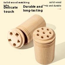 Juguete para niños Montessori, juguete educativo de Motor fino tres en uno, juguete de madera transfronterizo <span class=keywords><strong>Popular</strong></span> con clasificación de colores - Product Image 2