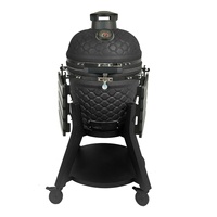 Barbecue Kamado AUPLEX 18/22 pouces en céramique, barbecue extérieur pour jardin, fumoir