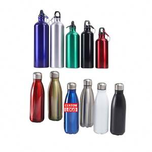 Xp-<span class=keywords><strong>promo</strong></span> botol air olahraga, desain botol air baja tahan karat Logo dapat disesuaikan hadiah promosi merek 500ml - Product Image 1