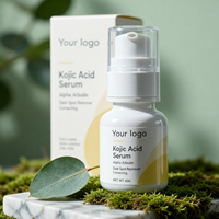 Sérum professionnel à l'acide kojique et à l'alpha arbutine pour corriger les taches brunes – Formule naturelle premium, douce et efficace, éliminateur avancé