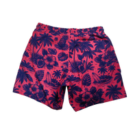 Shorts de plage pour hommes à imprimé palmier tropical, 93% coton, 7% élasthanne, séchage rapide, légers, taille élastique avec cordon de serrage