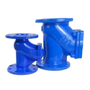 Chinese factory ductile iron or cast iron valve body flange connected ball check valve Check Valves For Water Treatment