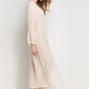 <span class=keywords><strong>Robe</strong></span> de nuit en Satin doux pour femmes, vêtements de nuit pour mariée, Kimono, Sexy et décontracté, taille unique, nouvelle collection - Product Image 2