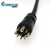 Câble de connexion étanche pour moteur de trottinette électrique DREAM 9 broches, faisceau de câbles 3 phases 6 signaux avec bornes à connecteurs rapides
