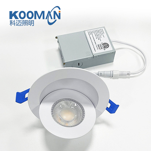 North <span class=keywords><strong>Amarica</strong></span> 4 pulgadas 5CCT cardán Led luces empotradas 360 ° + 90 ° ajustable direccional Retrofit Eyeball Can luces con Jbox - Product Image 2