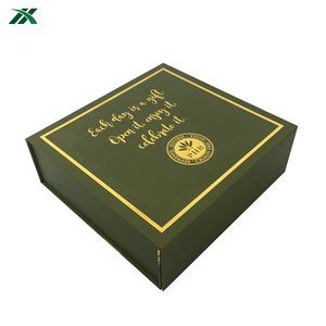 Yuxuan Matt Cán dập logo tái chế cứng nhắc hộp giấy có thể gập lại từ hộp quà tặng bao bì - Product Image 2