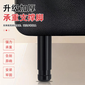 Aluminum Alloy Furniture <b>Leg</b> 35mm Round Tube <b>Adjustable</b> Heavy Duty <b>Table</b> Support Black Gold Minimalist Design - Product Image 1