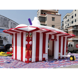Kiosko-<span class=keywords><strong>bar</strong></span> inflable portátil para helados grandes, fábrica inflable de China, 6x3m - Product Image 3