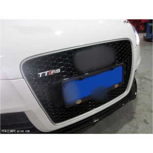 Prix direct usine pour pièces automobiles pour <span class=keywords><strong>Audi</strong></span> 2008-2014 <span class=keywords><strong>MK3</strong></span> <span class=keywords><strong>TT</strong></span> grille avant TTRS améliorée grille de pare-chocs cellulaire noire - Product Image 2
