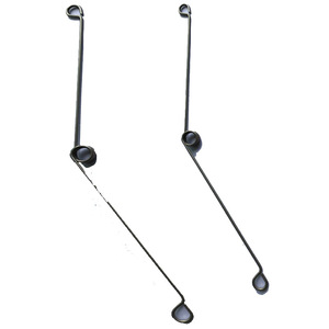 Ressort d'éclairage en acier inoxydable robuste, diamètre intérieur 8,8 mm, design minimaliste torsadé, installation facile pour downlight LED de salle de bain - Product Image 1
