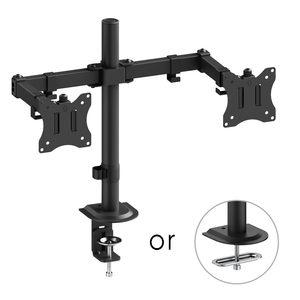 Nouveau design vente chaude support d'ordinateur pour 17-32 pouces double écran montures <span class=keywords><strong>hauteur</strong></span> réglable C-Clamp <span class=keywords><strong>moniteur</strong></span> support de table - Product Image 2