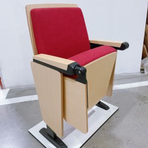 Ghế hội trường gấp hiện đại có bàn viết, hợp kim nhôm, thiết kế công thái học & bền bỉ, nội thất nhà hát thương mại - Product Image 2