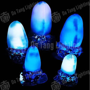 Lámpara Decorativa LED Luminosa Tipo Estalactita en Blanco, Azul Hielo y Morado con PVC, Tela de Nailon y Resina Epoxi para Decoración - Product Image 5