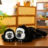 Jouet en peluche mascotte singe capuchin blanc visage blanc personnalisé en peluche d'animal de la jungle