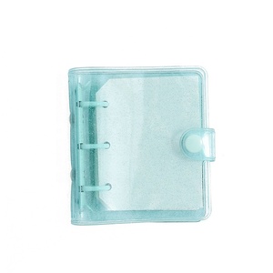 สมุดโน้ต3รูทรงหลวมมี3รูคอยล์โปร่งใสทำจาก PVC สะท้อนแสงใหม่สุดสร้างสรรค์ - Product Image 4