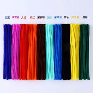 Limpiapipas de Chenilla Coloridos de 6mm, 100 Unidades por Paquete, Juguetes Educativos para Manualidades y Jardín de Infantes - Product Image 3