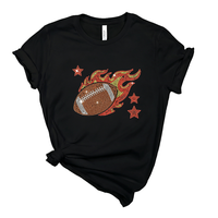 Transfert de strass personnalisé pour football américain, motif thermocollant pour T-shirts