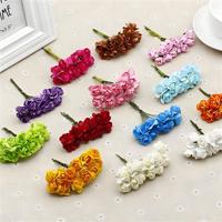 144 PCS Bunga Mawar Mini Kertas Buatan 1,5 cm untuk Scrapbooking, Dekorasi Pesta Pernikahan, Bunga Mawar Buatan Murah