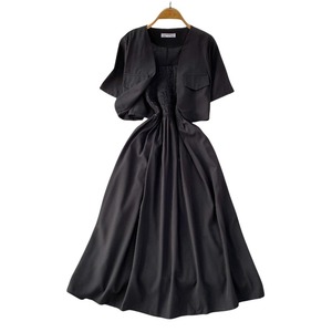 Cao đường phố hai mảnh bộ thời trang đi lại màu đỏ ngắn Cardigan áo khoác + đàn hồi đàn hồi xếp li dây đeo thắt lưng ăn mặc phù hợp với - Product Image 6