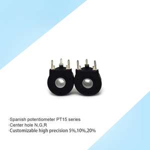 Sinetong โพเทนชิโอมิเตอร์แบบหมุน15มม. PT15N-H2.5 5K 10K 20K 22K 50K 100K phier PCB Rheostats - Product Image 5