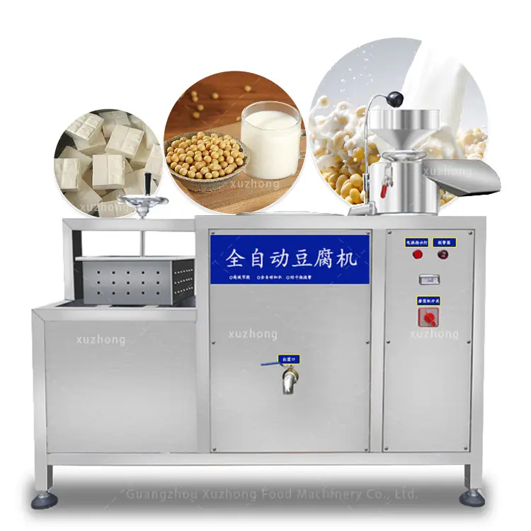 Automatic Chinese Tofu Maker Machine Manufacturing Equipment Soymilk Bean Curd Jelly Machine Maker Soy Milk Tofu Making Machine