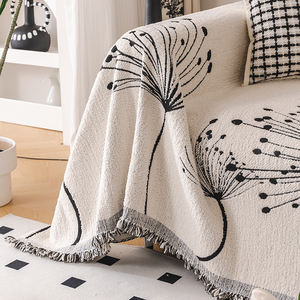 Funda de sofá de semi <span class=keywords><strong>franela</strong></span> de gama alta nórdica de una pieza todo incluido antideslizante funda de sofá Universal para todas las estaciones - Product Image 4