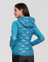 Veste de course légère et isolante pour femme Pioneer Camp, imperméable et pliable, avec poche zippée, idéale pour la randonnée et les voyages