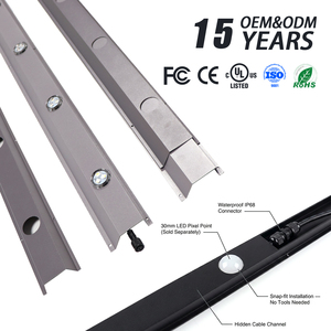 Lumières ponctuelles adressables DC12V 24V 36V, étanches IP68, RGBW, éclairage décoratif extérieur permanent pour la maison - Product Image 1
