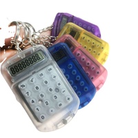 Calculatrice à rabat de poche porte-clés minuscule petite Mini calculatrice électronique Portable pour enfants maison étudiants cadeaux scolaires personnalisés