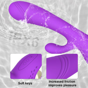 Prix de gros d'usine 2025 nouveau chargeur USB en Silicone étanche chaud Masturbation féminine point G lapin vibrateur jouets pour adultes - Product Image 6