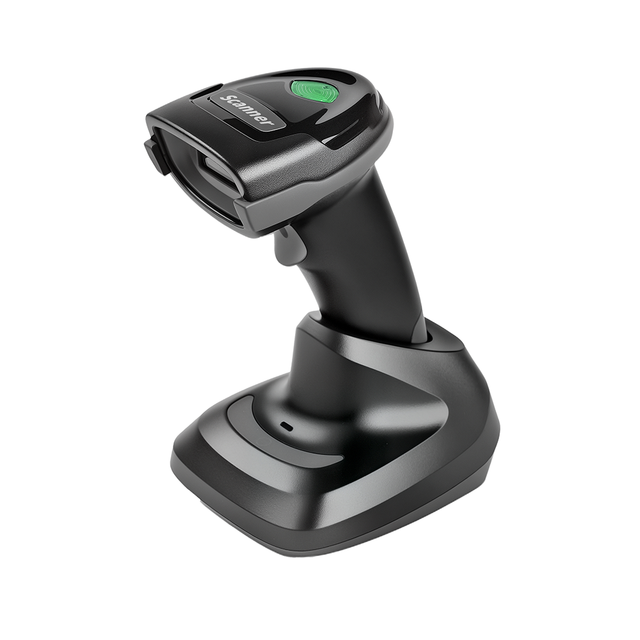 2025 New Arrival 2D QR Code Barcode Scanner 2.4G Wireless + Bluetooth Aggressive Performance 70 Meters Wireless Range